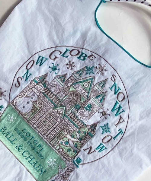 Ball&Chain（ボールアンドチェーン）の「[Ball&Chain]shopping bag-C.Snow Globe(M)（エコバッグ/サブバッグ・レディース・ホワイト・M）」の7枚目の写真