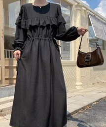 Jayro（ジャイロ）の「フリルウエストギャザーワンピース（ワンピース）」