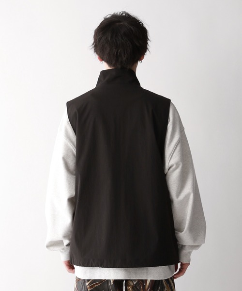 RAGEBLUE(レイジブルー)の「オーバーサイズ/ミリタリーダブルジップナイロンベスト(ベスト・メンズ・ブラック/グレー・MEDIUM/LARGE)」の14枚目の写真