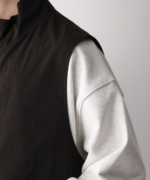 RAGEBLUE(レイジブルー)の「オーバーサイズ/ミリタリーダブルジップナイロンベスト(ベスト・メンズ・ブラック/グレー・MEDIUM/LARGE)」の17枚目の写真