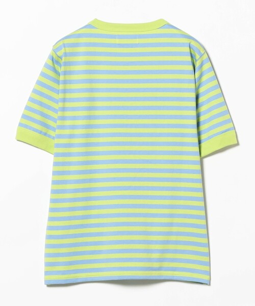 BEAMS BOY(ビームスボーイ)の「ボーダー バインダー ショートスリーブ Tシャツ(Tシャツ/カットソー・レディース・ブルー/ブラック/ピンク/ミント・1/2)」の8枚目の写真