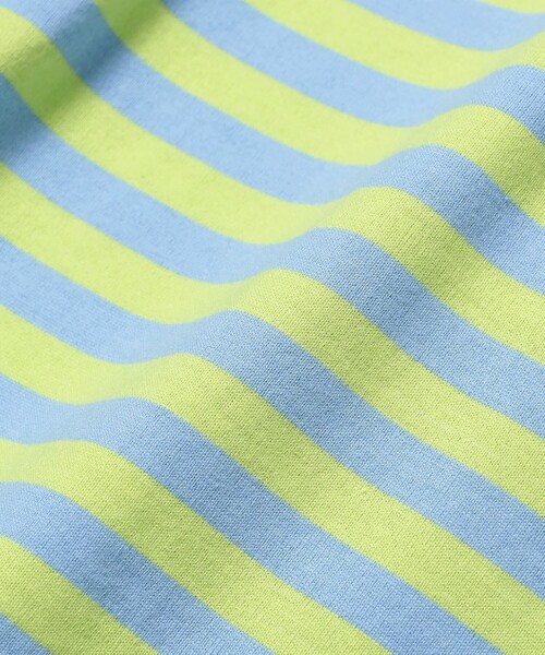 BEAMS BOY(ビームスボーイ)の「ボーダー バインダー ショートスリーブ Tシャツ(Tシャツ/カットソー・レディース・ブルー/ブラック/ピンク/ミント・1/2)」の9枚目の写真