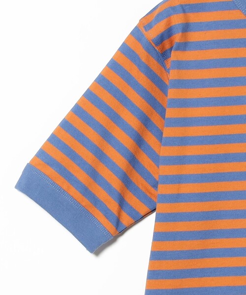 BEAMS BOY(ビームスボーイ)の「ボーダー バインダー ショートスリーブ Tシャツ(Tシャツ/カットソー・レディース・ブルー/ブラック/ピンク/ミント・1/2)」の12枚目の写真