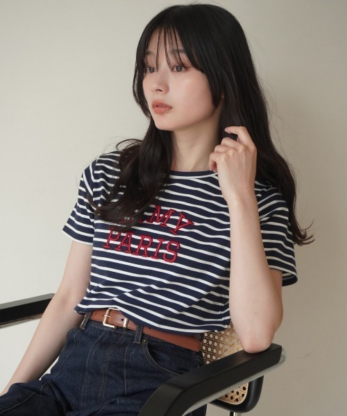 セール】EIMY PARISボーダーTシャツ（Tシャツ/カットソー
