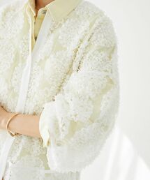 le.coeur blanc | TORRAZZO DONNAエンブロイダリーレースブラウス(シャツ/ブラウス)