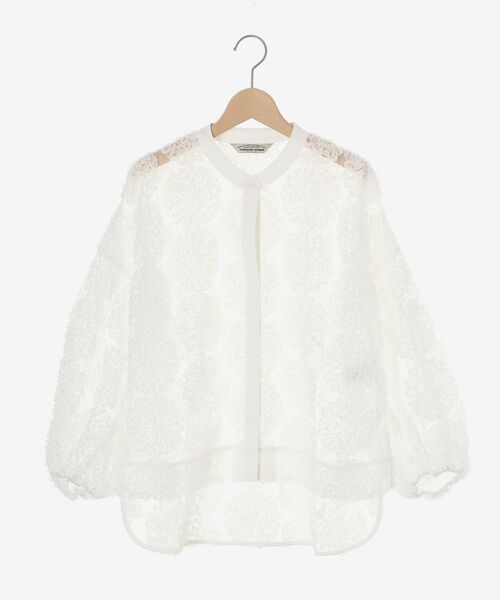 le.coeur blanc（ルクールブラン）の「TORRAZZO DONNAエンブロイダリーレースブラウス（シャツ/ブラウス・レディース・ホワイト/ブラック・38）」の3枚目の写真