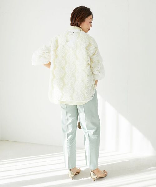 le.coeur blanc（ルクールブラン）の「TORRAZZO DONNAエンブロイダリーレースブラウス（シャツ/ブラウス・レディース・ホワイト/ブラック・38）」の12枚目の写真