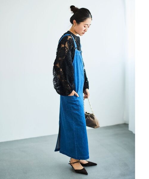 le.coeur blanc（ルクールブラン）の「TORRAZZO DONNAエンブロイダリーレースブラウス（シャツ/ブラウス・レディース・ホワイト/ブラック・38）」の15枚目の写真