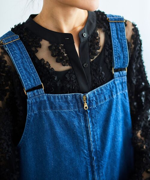 le.coeur blanc（ルクールブラン）の「TORRAZZO DONNAエンブロイダリーレースブラウス（シャツ/ブラウス・レディース・ホワイト/ブラック・38）」の18枚目の写真