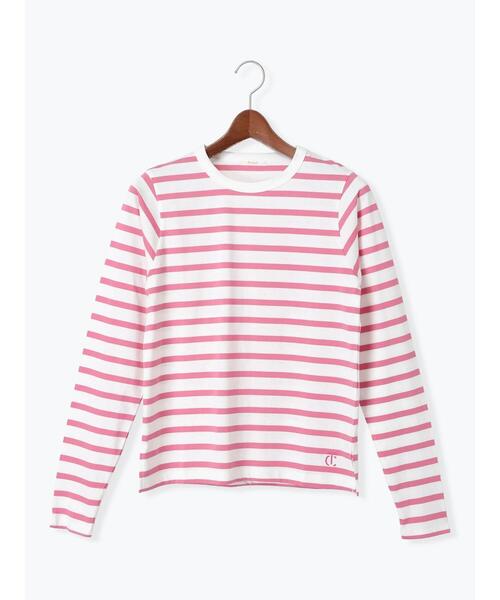 Te chichi（テチチ）の「ボーダーロングスリーブTシャツ（Tシャツ/カットソー・レディース・ネイビー/ピンク/ブラック・F）」の18枚目の写真