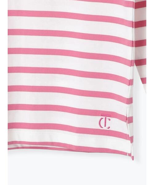 Te chichi（テチチ）の「ボーダーロングスリーブTシャツ（Tシャツ/カットソー・レディース・ネイビー/ピンク/ブラック・F）」の22枚目の写真