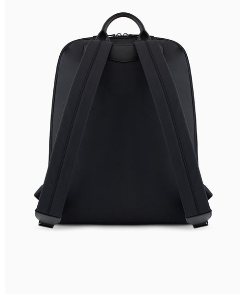EMPORIO ARMANI(エンポリオアルマーニ)の「【エンポリオ アルマーニ】ASV ラウンドバックパック 再生ナイロン(バックパック/リュック・メンズ・ブラック・FREE)」の5枚目の写真