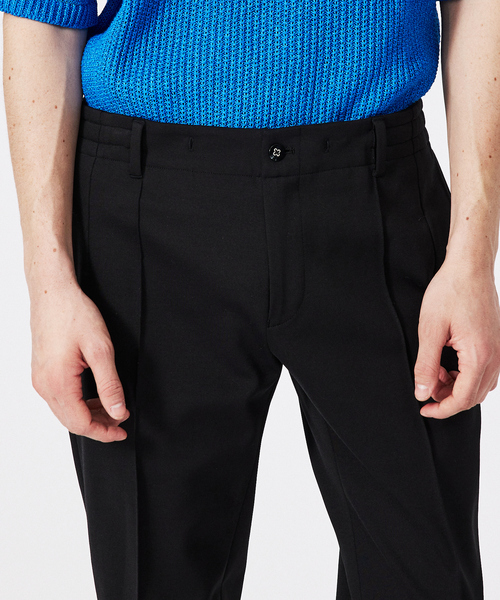 DESIGNWORKS(デザインワークス)の「【セットアップ対応】ストレッチ ポンチ ピンタック ジョグパンツ(その他パンツ・メンズ・ライトグレー/ブラック・46/48/50)」の7枚目の写真