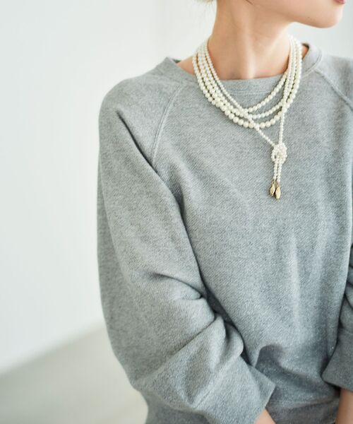 le.coeur blanc（ルクールブラン）の「パールノットネックレス（ネックレス・レディース・オフホワイト・FREE）」の11枚目の写真