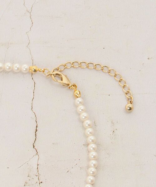 le.coeur blanc（ルクールブラン）の「パールノットネックレス（ネックレス・レディース・オフホワイト・FREE）」の20枚目の写真