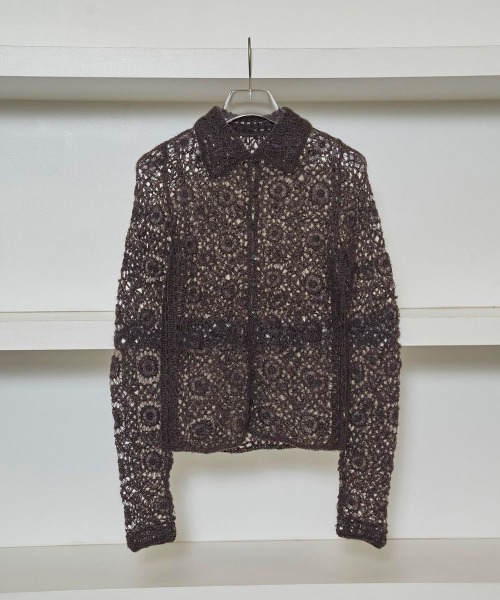 TODAYFUL/トゥデイフル】Mohair Crochet Knitshirts/モヘアクロシェ