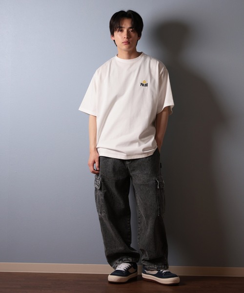 POLeR（ポーラー）の「【ムラサキスポーツ限定】POLER/ポーラー 半袖Tシャツ バックプリント 吸湿速乾 259MCV0018（Tシャツ/カットソー・メンズ・ブラック/オリーブ/ホワイト・M/L/XL）」の6枚目の写真