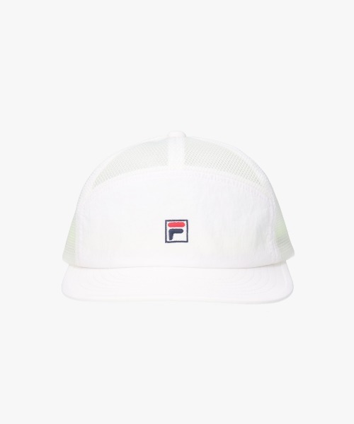 FILA(フィラ)の「FILA NY MESH FLAT WIDE CAP / フィラ(キャップ・レディース・ホワイト/ネイビー・57~59cm)」の7枚目の写真
