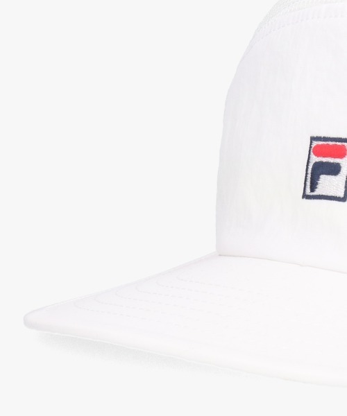 FILA(フィラ)の「FILA NY MESH FLAT WIDE CAP / フィラ(キャップ・レディース・ホワイト/ネイビー・57~59cm)」の5枚目の写真