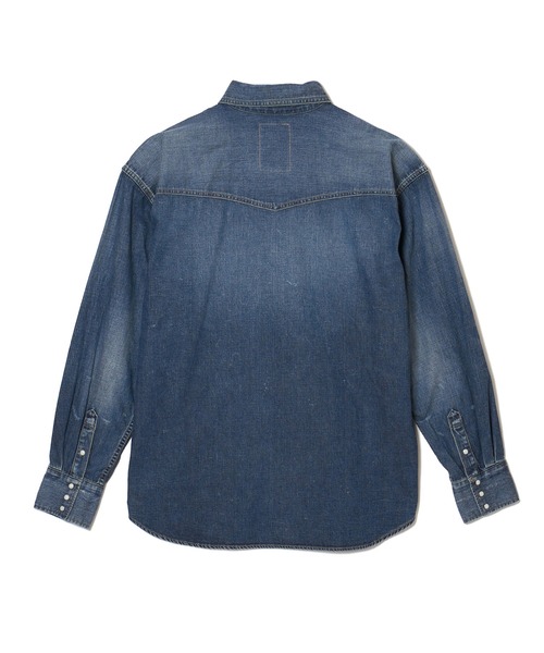 MSML（エムエスエムエル）の「DENIM SHIRT / VINTAGE WASHED（シャツ/ブラウス・メンズ・インディゴブルー・L/M/S/XL）」の8枚目の写真