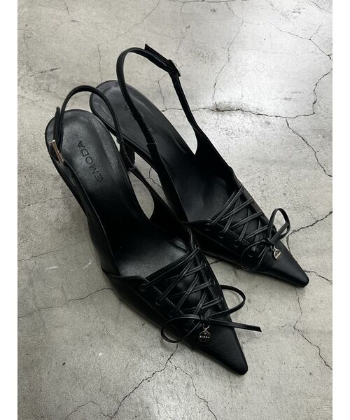 レースアップリボンパンプス（パンプス）｜EMODA（エモダ）の
