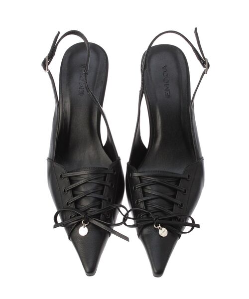 EMODA（エモダ）の「レースアップリボンパンプス（パンプス・レディース・ブラック/ブラウン/アイボリー・SMALL/MEDIUM/LARGE）」の11枚目の写真