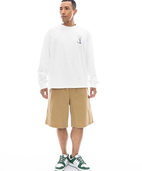 ELEMENT(エレメント)の「ELEMENT/エレメント ハーフパンツ/ショーツ ビックシルエット BF021-600(その他パンツ・メンズ・グレー/ベージュ/ライトインディゴブルー/インディゴブルー・M/L/XL)」の9枚目の写真