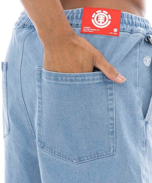 ELEMENT(エレメント)の「ELEMENT/エレメント ハーフパンツ/ショーツ ビックシルエット BF021-600(その他パンツ・メンズ・グレー/ベージュ/ライトインディゴブルー/インディゴブルー・M/L/XL)」の22枚目の写真