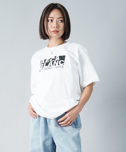 AECA BLANC】アエカブラン/ブランドロゴプリントTシャツ（Tシャツ