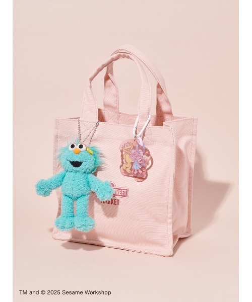 SESAME STREET(セサミストリート)の「パステルキャンバスバッグ(トートバッグ・レディース・イエロー/ブルー/ピンク・FREE)」の7枚目の写真