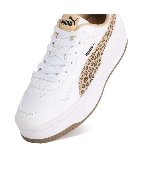 PUMA(プーマ)の「PUMA プーマ ウィメンズ コート ラリー SKYE レオ スニーカー(スニーカー・レディース・ホワイト系その他・23.5cm/24.0cm/22.5cm/23.0cm/25.5cm/26.0cm/24.5cm/25.0cm/22.0cm)」の9枚目の写真