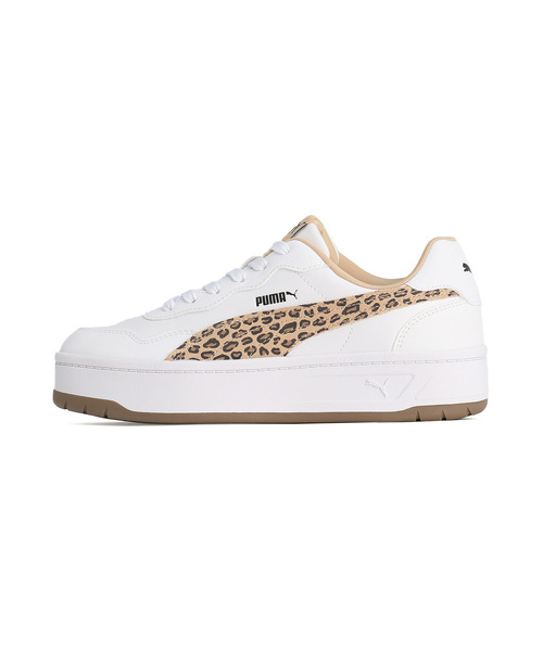 PUMA(プーマ)の「PUMA プーマ ウィメンズ コート ラリー SKYE レオ スニーカー(スニーカー・レディース・ホワイト系その他・23.5cm/24.0cm/22.5cm/23.0cm/25.5cm/26.0cm/24.5cm/25.0cm/22.0cm)」の5枚目の写真