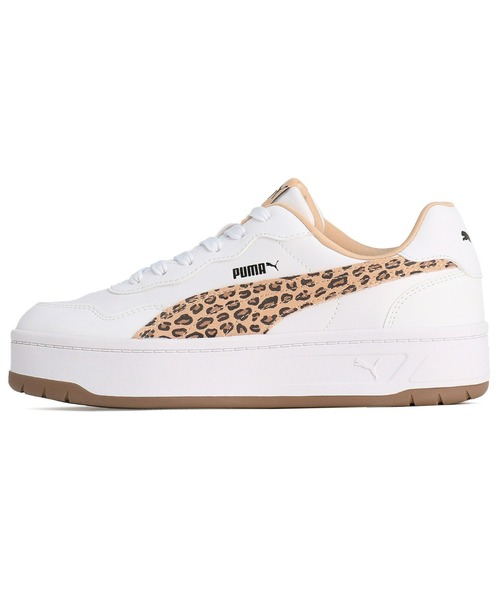 PUMA(プーマ)の「PUMA プーマ ウィメンズ コート ラリー SKYE レオ スニーカー(スニーカー・レディース・ホワイト系その他・23.5cm/24.0cm/22.5cm/23.0cm/25.5cm/26.0cm/24.5cm/25.0cm/22.0cm)」の6枚目の写真
