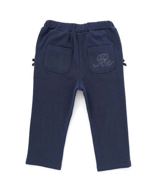 BeBe（ベベ）の「ミラノリブポケット刺しゅうサブリナパンツ(80~140cm)（その他パンツ・キッズ・ネイビー/ボルドー・110cm/120cm/130cm/140cm）」の5枚目の写真