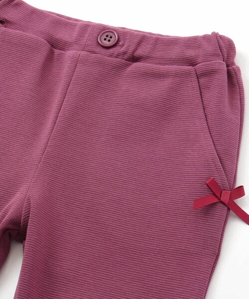 BeBe（ベベ）の「ミラノリブポケット刺しゅうサブリナパンツ(80~140cm)（その他パンツ・キッズ・ネイビー/ボルドー・110cm/120cm/130cm/140cm）」の8枚目の写真