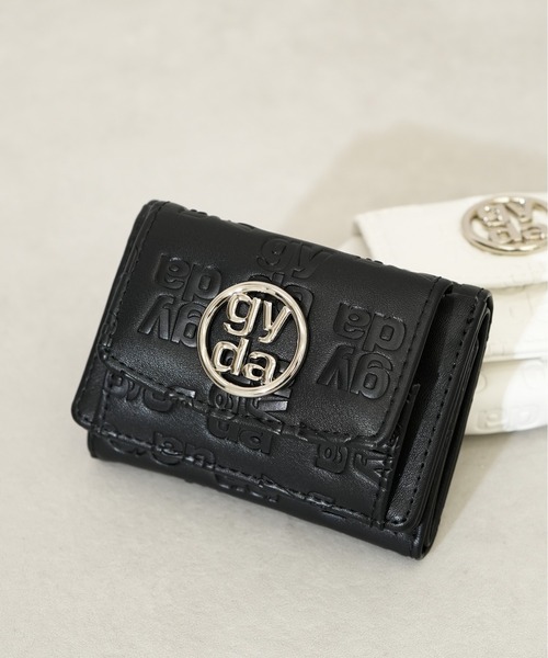 GYDA（ジェイダ）の「【GYDA/ジェイダ】 CIRCLE METAL SERIES　ミニウォレット（財布・レディース・ホワイト/ブラック・FREE）」の2枚目の写真
