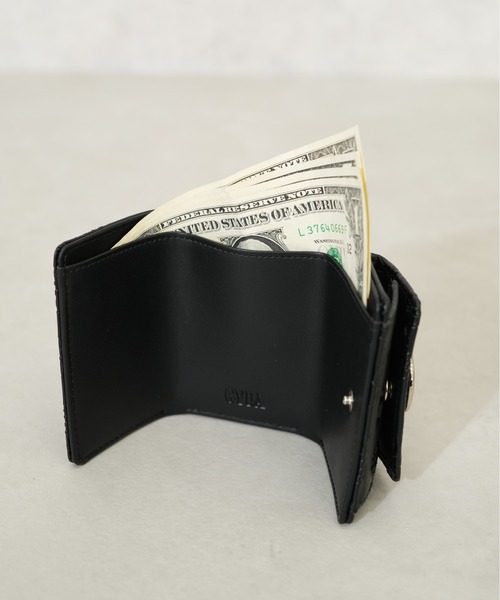 GYDA（ジェイダ）の「【GYDA/ジェイダ】 CIRCLE METAL SERIES　ミニウォレット（財布・レディース・ホワイト/ブラック・FREE）」の8枚目の写真