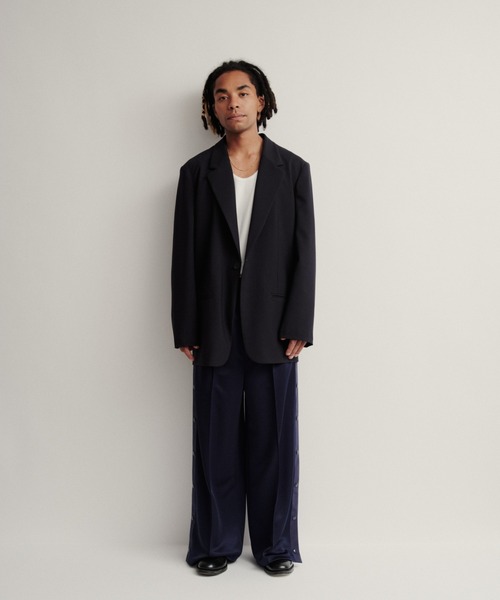 DIGAWEL(ディガウェル)の「Jacket(テーラードジャケット・メンズ・ネイビー・2)」の3枚目の写真