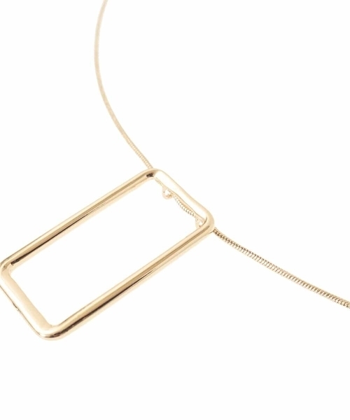 a.v.v(アーヴェヴェ)の「スクエアワントップネックレス(ネックレス・レディース・ゴールド/シルバー・38)」の4枚目の写真