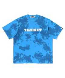 A Bathing Ape Garment Dye Relaxed Fit Tee Blue 1l30-109-350
