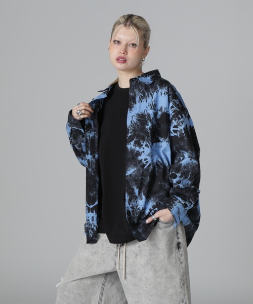 DANKE SCHON（ダンケシェーン）の「【WEB＆DEPOT限定】DankeSchon/ダンケシェーン/TIE DYE LSH（シャツ/ブラウス・レディース・ベージュ/ブラック・F）」の21枚目の写真