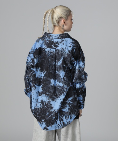 DANKE SCHON（ダンケシェーン）の「【WEB＆DEPOT限定】DankeSchon/ダンケシェーン/TIE DYE LSH（シャツ/ブラウス・レディース・ベージュ/ブラック・F）」の3枚目の写真