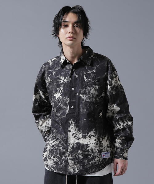 DANKE SCHON（ダンケシェーン）の「【WEB＆DEPOT限定】DankeSchon/ダンケシェーン/TIE DYE LSH（シャツ/ブラウス・レディース・ベージュ/ブラック・F）」の20枚目の写真
