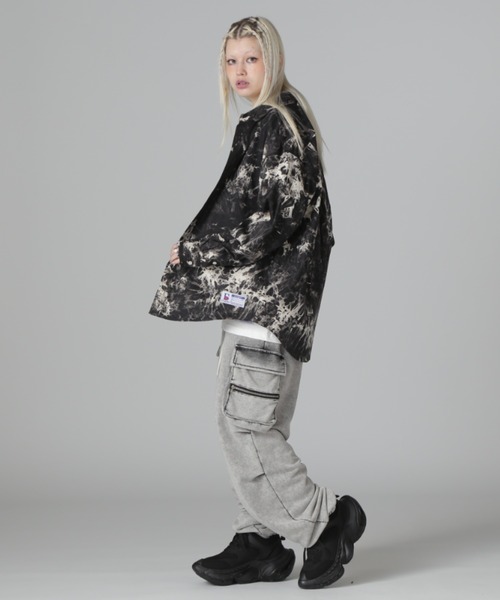 DANKE SCHON（ダンケシェーン）の「【WEB＆DEPOT限定】DankeSchon/ダンケシェーン/TIE DYE LSH（シャツ/ブラウス・レディース・ベージュ/ブラック・F）」の14枚目の写真