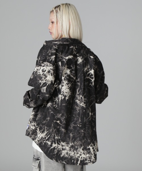 DANKE SCHON（ダンケシェーン）の「【WEB＆DEPOT限定】DankeSchon/ダンケシェーン/TIE DYE LSH（シャツ/ブラウス・レディース・ベージュ/ブラック・F）」の16枚目の写真