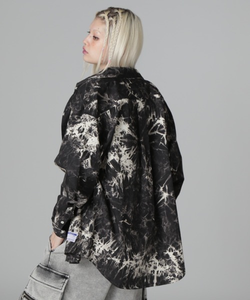 DANKE SCHON（ダンケシェーン）の「【WEB＆DEPOT限定】DankeSchon/ダンケシェーン/TIE DYE LSH（シャツ/ブラウス・レディース・ベージュ/ブラック・F）」の17枚目の写真