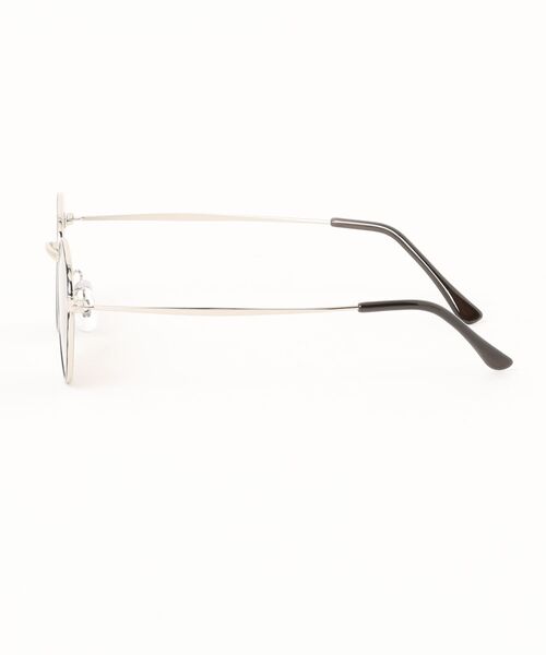 Revo.(レボ)の「METAL FLAME BOSTON COLOR LENS GLASSES / メタルフレーム ボストン メガネ カラーレンズ 伊達メガネ UVカット(メガネ・メンズ・ゴールド/シルバー/チャコール/シャンパン・FREE)」の5枚目の写真