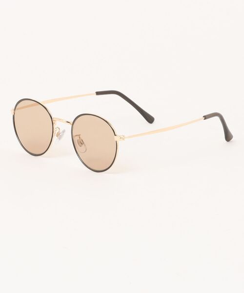 Revo.(レボ)の「METAL FLAME BOSTON COLOR LENS GLASSES / メタルフレーム ボストン メガネ カラーレンズ 伊達メガネ UVカット(メガネ・メンズ・ゴールド/シルバー/チャコール/シャンパン・FREE)」の13枚目の写真