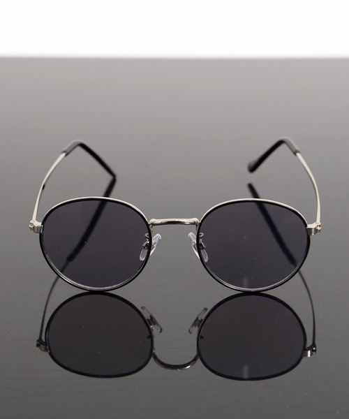 Revo.(レボ)の「METAL FLAME BOSTON COLOR LENS GLASSES / メタルフレーム ボストン メガネ カラーレンズ 伊達メガネ UVカット(メガネ・メンズ・ゴールド/シルバー/チャコール/シャンパン・FREE)」の7枚目の写真