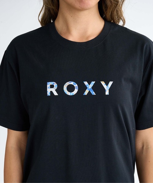 ROXY(ロキシー)の「ARTSY FLORAL TEE /ロキシーロゴ半袖Tシャツ(Tシャツ/カットソー・レディース・グレー/ホワイト/ブラック・SMALL/LARGE/MEDIUM)」の11枚目の写真
